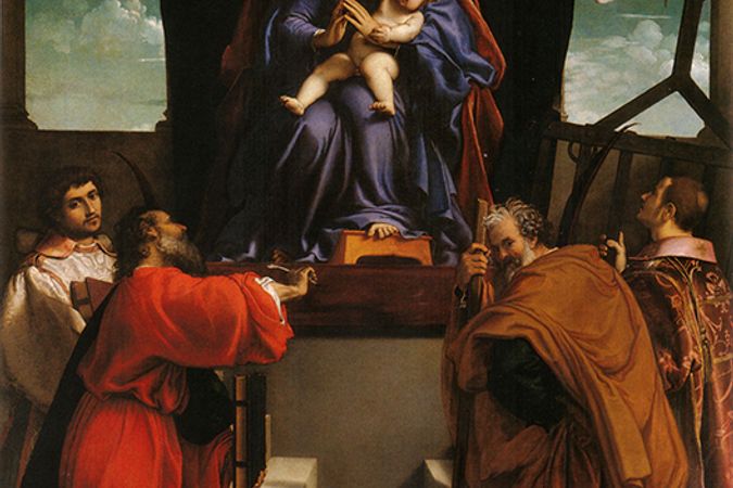 Giovanni evangelista, Simone e Lorenzo 