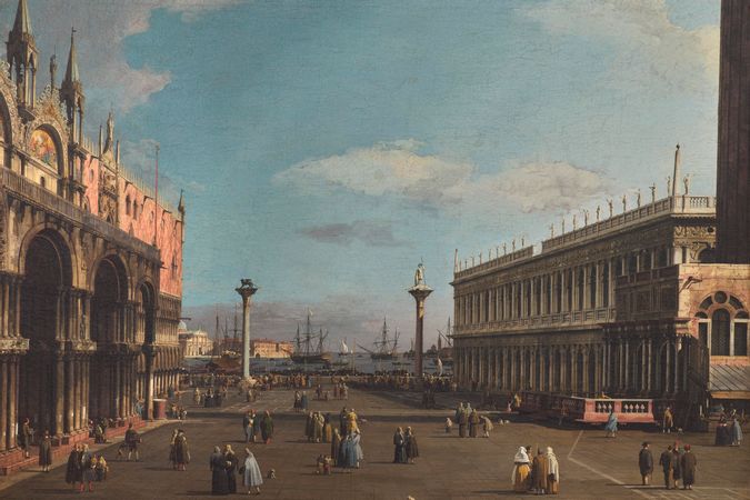 Piazzetta San Marco with the Loggetta and the Library