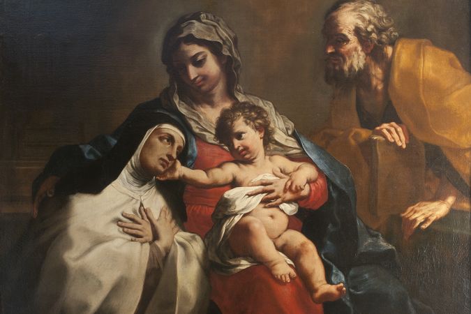Sainte famille avec Sainte Thérèse