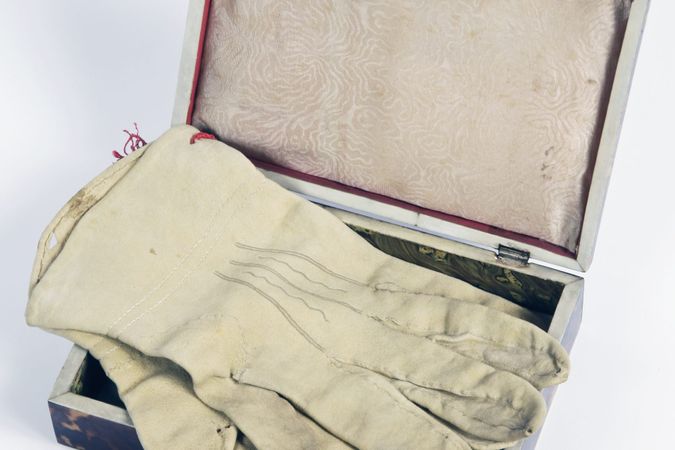 Handschuhe von Napoleon Bonaparte in Waterloo getragen