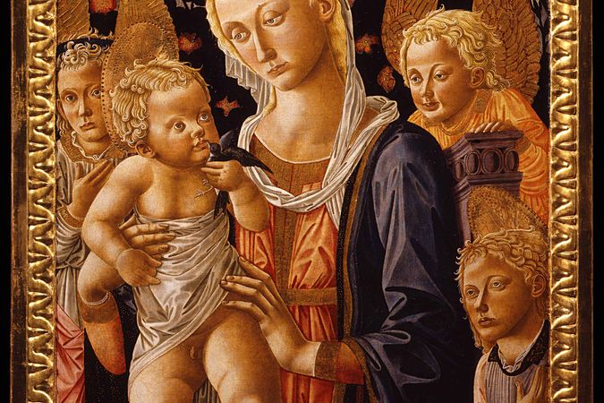 Vierge à l'Enfant, San Giovannino et anges