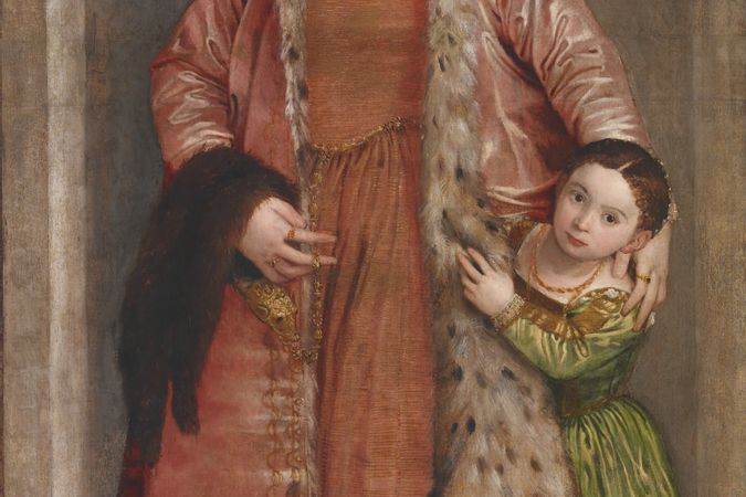 Porträt von Livia Thiene mit ihrer Tochter Deidamia