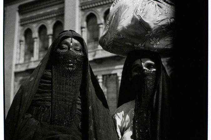 Femmes égyptiennes avec voile