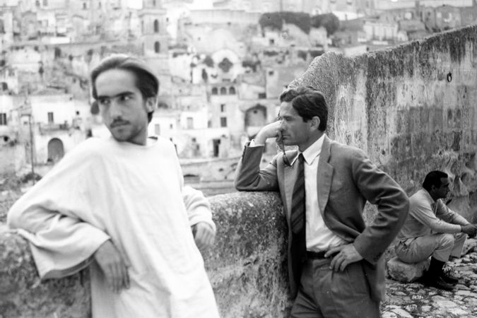 Pier Paolo Pasolini et Enrique Irazoqui