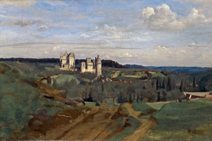 Vista del castillo de Pierrefonds
