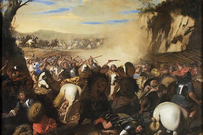 Batalla entre judíos y amalecitas