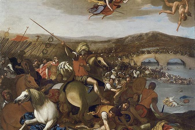 Constantino en la batalla de Ponte Milvio