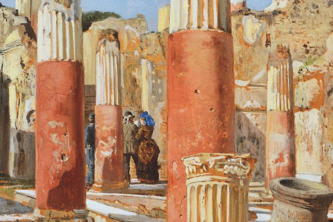 Ruinen von Pompeji [Detail]
