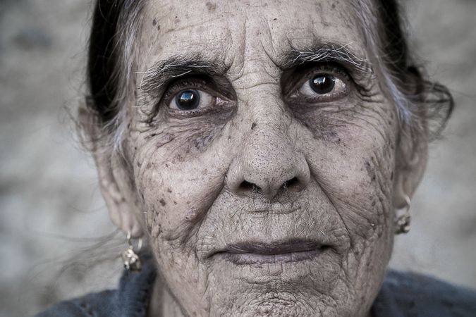 An elderly woman from Lula dedicated to the service of the church