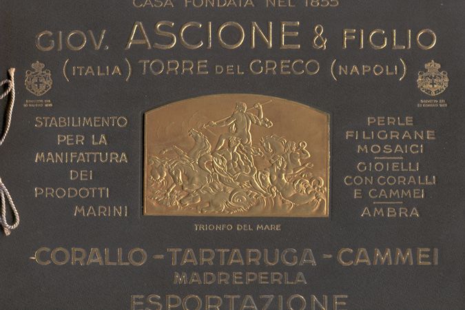 Catalog of the firm Giovanni Ascione and son