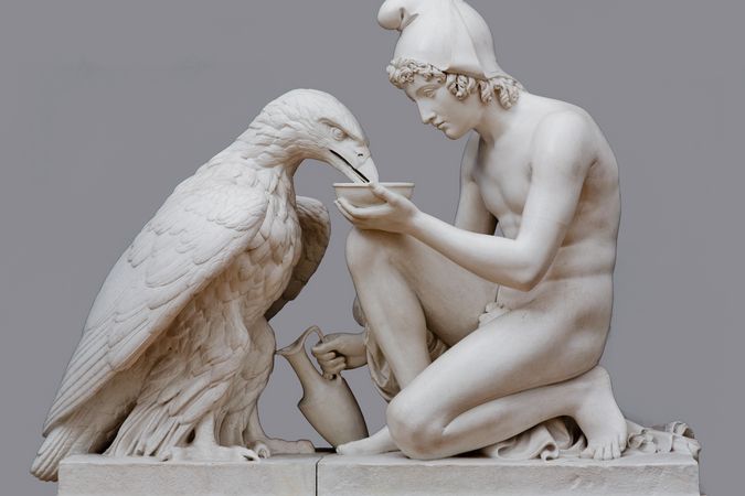 Ganymed und der Adler