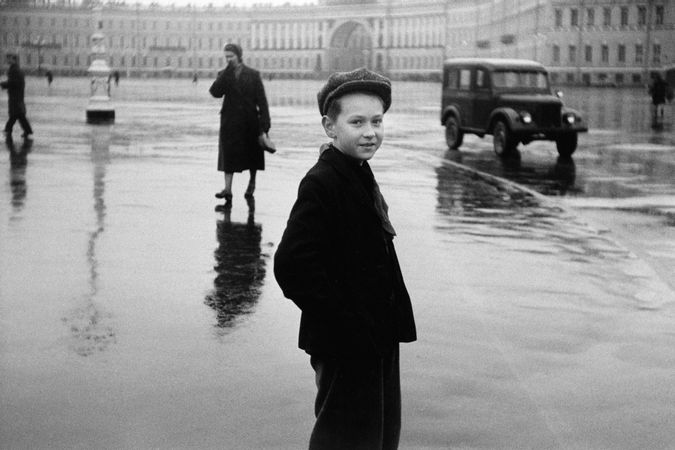 Junge in Leningrad