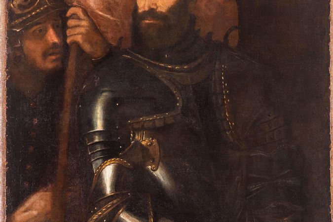 Portrait of Pier Luigi Farnese in armor