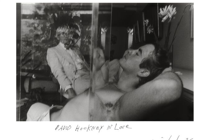 David Hockney verliebt