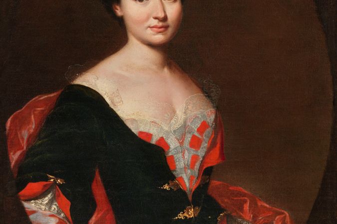 Porträt der Marquise Laura Vitali Aliprandi