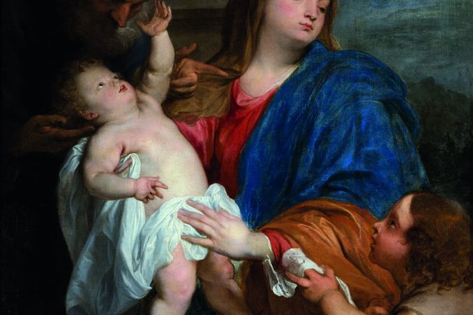 Holy family with San Giovannino