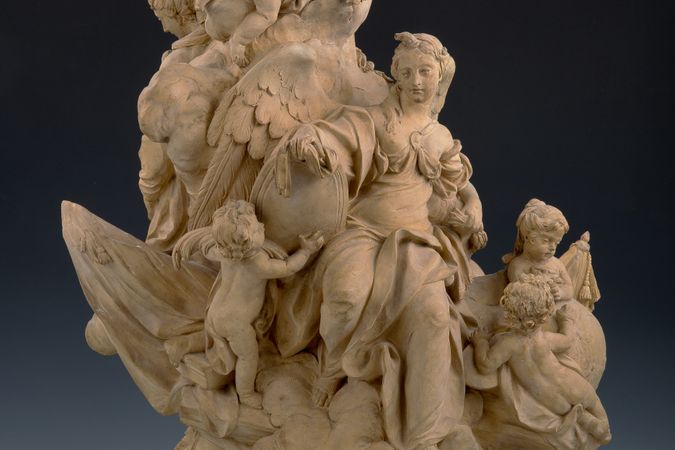 The Triumph of Virtue crowned by geniuses and surrounded by the Liberal Arts