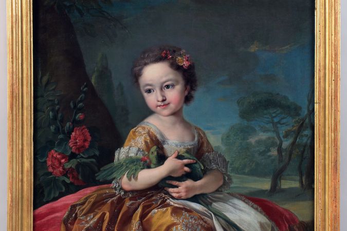 Portrait von Maria Luisa Gabriella von Savoyen als Kind