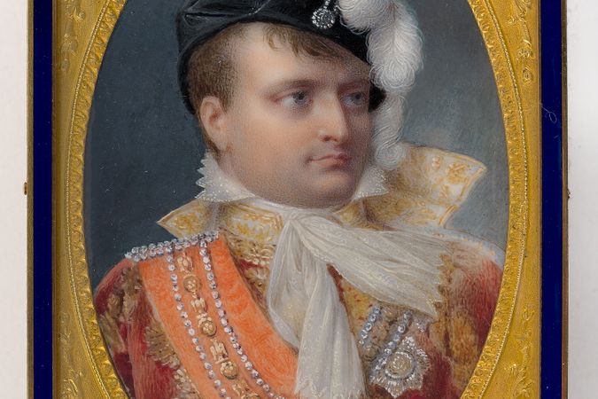 Präsentations-Schnupftabakdose mit dem Porträt von Napoleon Bonaparte