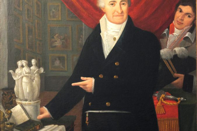 Porträt des Grafen Luigi Tadini
