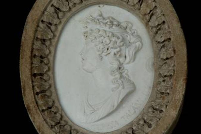 Porträt von Lady Hamilton als Diana