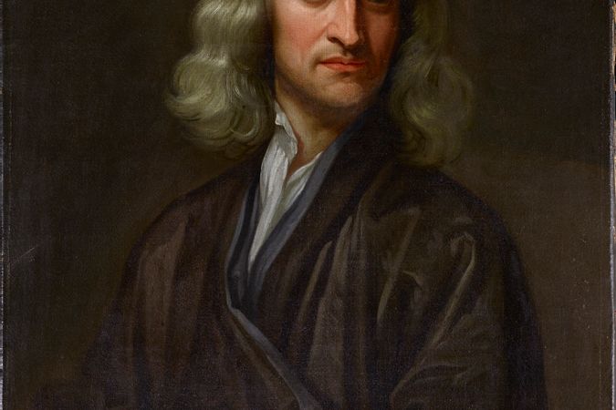 retrato de isaac newton