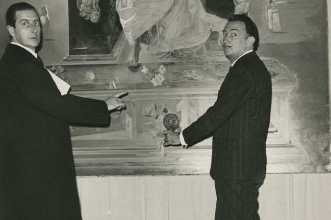 Fabrizio Clerici y Salvador Dalí