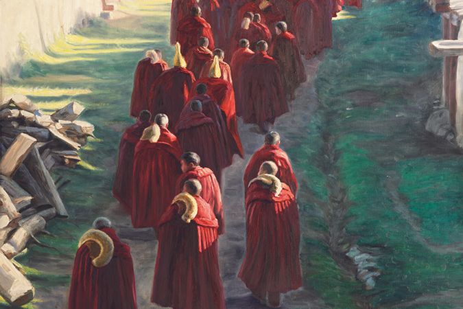 Pilgrimage in red