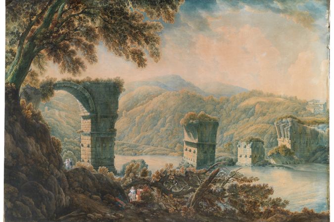 Die Brücke des Augustus in Narni