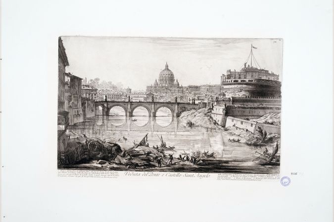 Vista del Puente y Castel Sant'Angelo