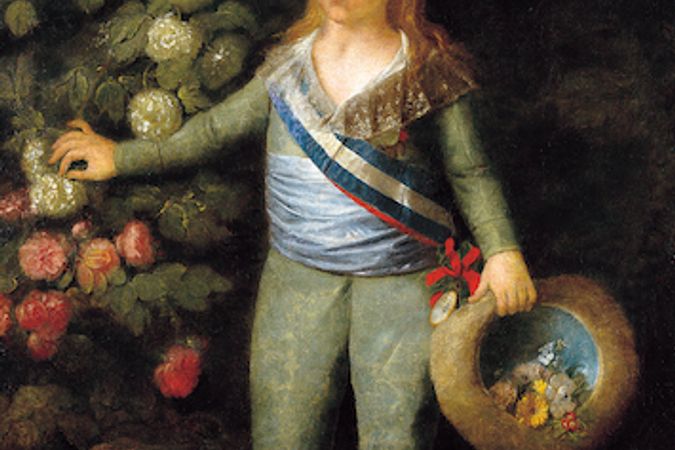 Porträt des Säuglings Francisco de Paula