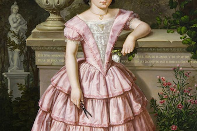 Porträt von María Concepción Montaner und Vega-Verdugo