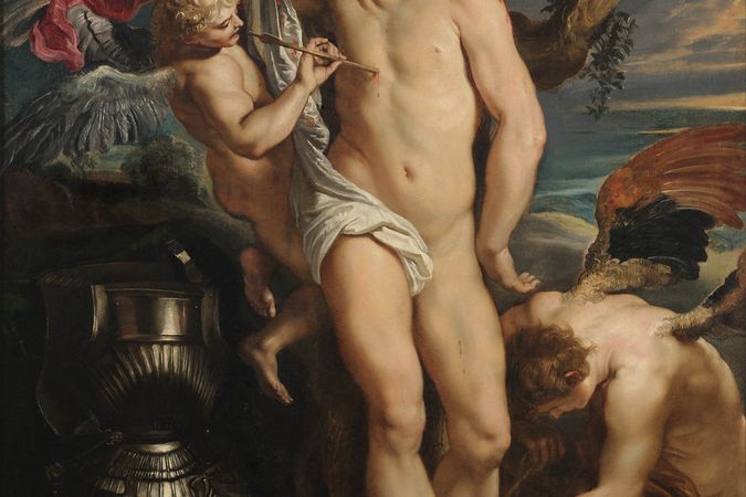 San Sebastiano soigné par les anges