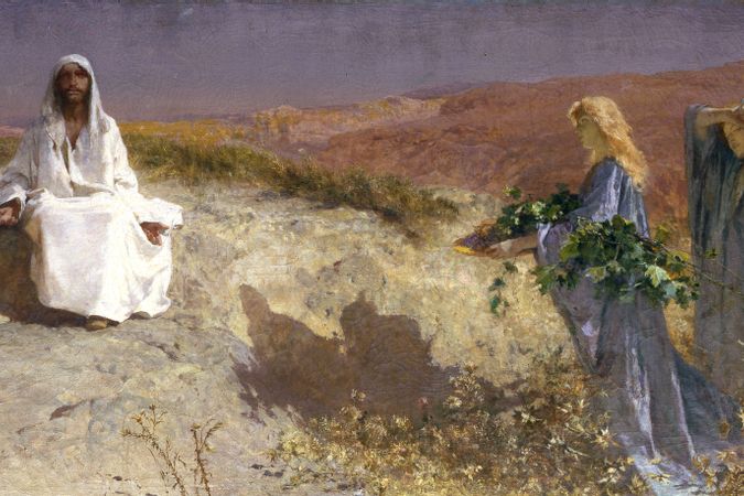 Cristo en el desierto