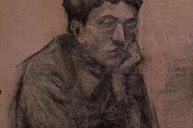 Retrato de joven, con gafas