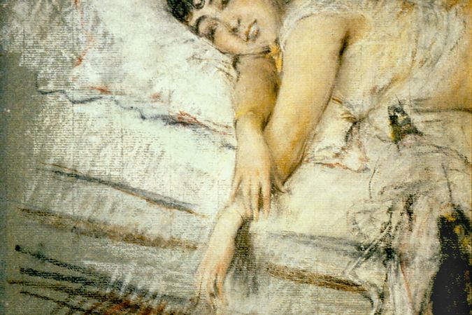 The Comtesse de Rasty in bed