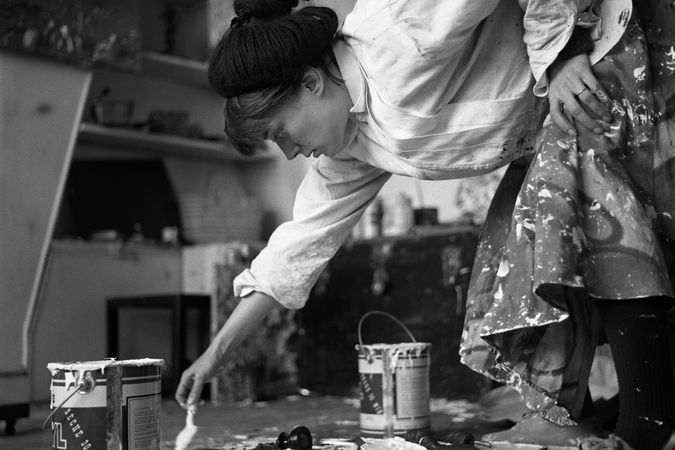 L'artista Niki de Saint Phalle