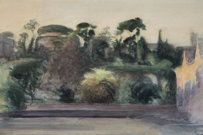 Villa Balestra, evening