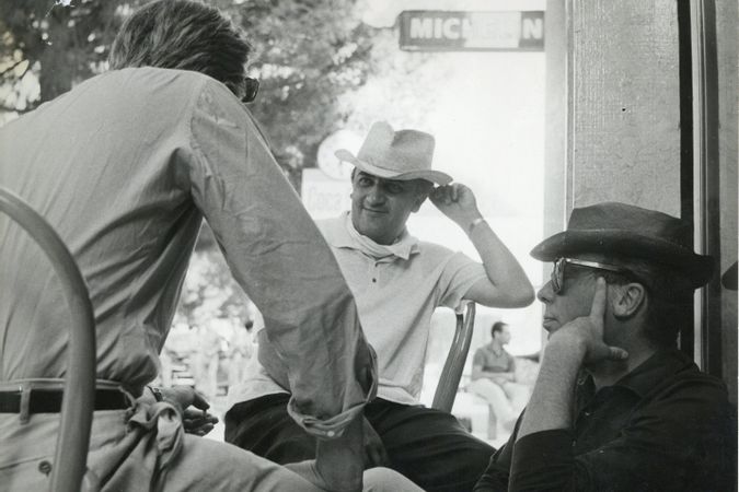 Federico Fellini y Piero Gherardi