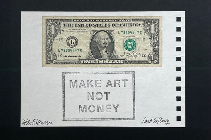 Machen Sie Kunst, kein Geld