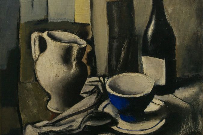 Nature morte à la tasse bleue