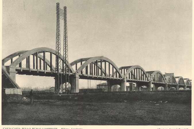 Overpass on the Lambrate airport, in Segrate