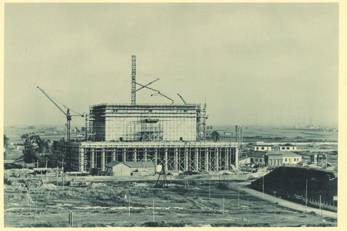 Sitio de construcción del Palacio de Congresos y Recepciones
