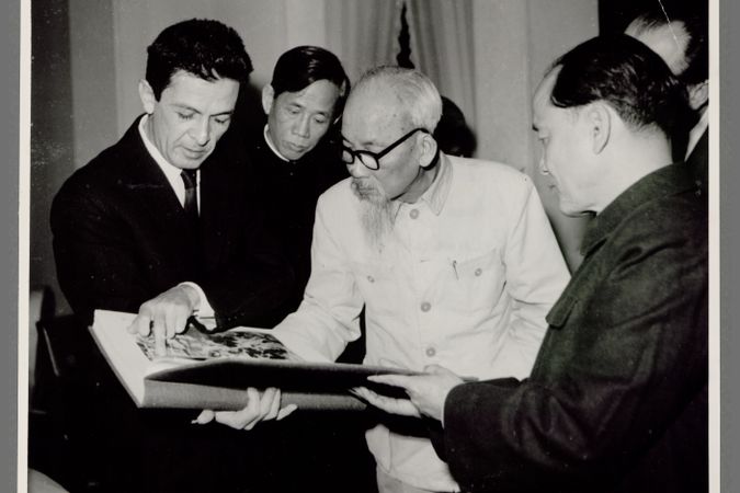 Enrico Berlinguer, Ho Chi Minh and Le Duan