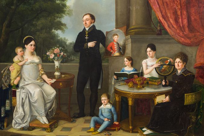 Porträt der Familie de Bianchi