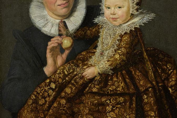 Retrato de Catharina Hooft con su enfermera