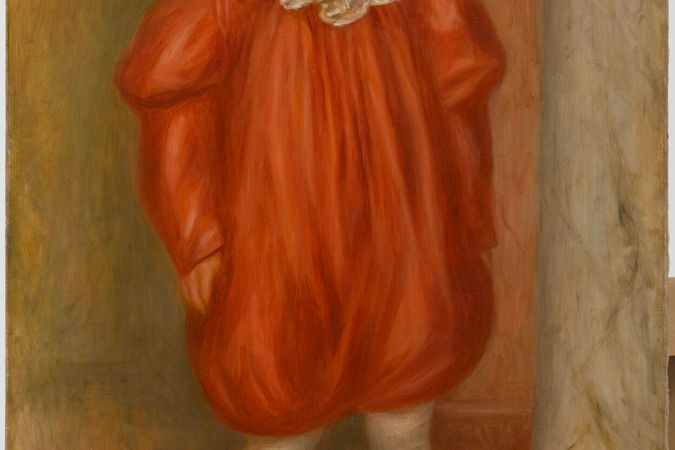 Claude Renoir as a clown