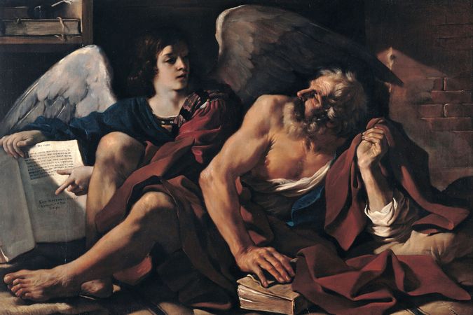 Der heilige Matthäus und der Engel