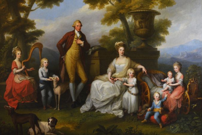 Die Familie von Ferdinand IV. von Bourbon