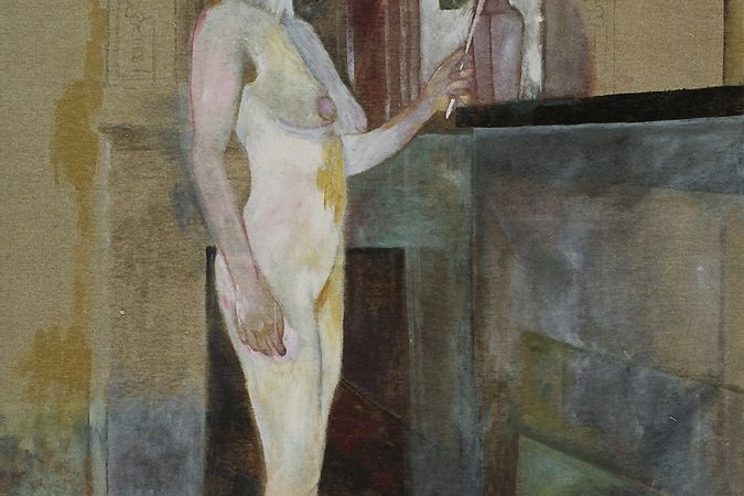 pintura de mujer desnuda